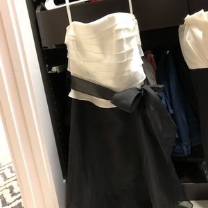 White House black market chiffon dress